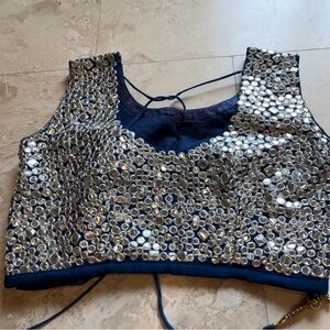 Party Indian lehnga, blue